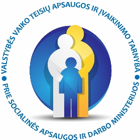 Valstybės vaiko teisių apsaugos ir įvaikinimo tarnyba prie Socialinės apsaugos ir darbo ministerijos (logotipas)